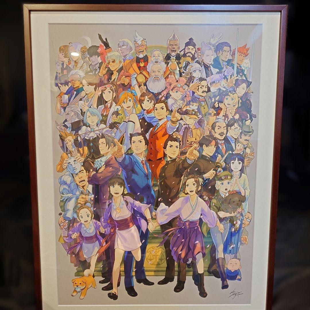 逆転裁判 20周年記念 額装グラフィックアート