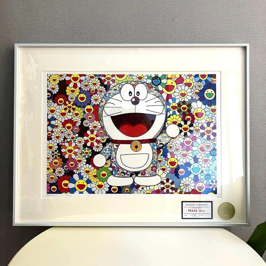 DEATH NYC 現代アートポスター　村上隆　ドラえもん