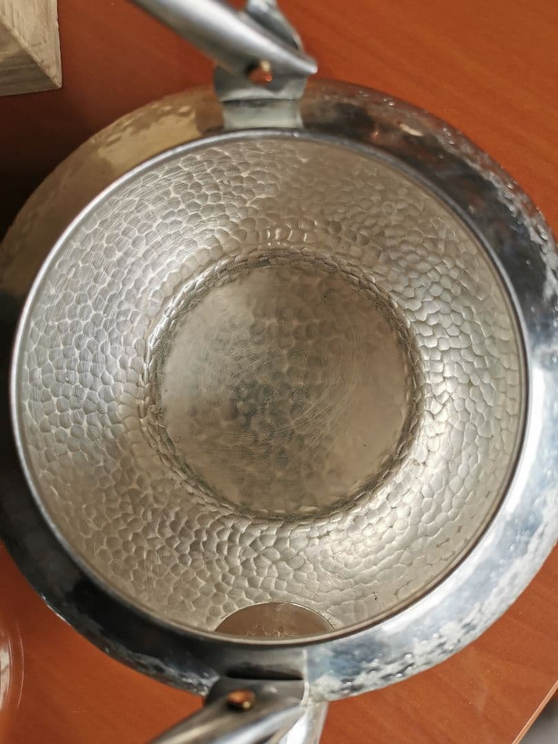 鎚起銅器　清雅堂　銅湯沸　西方正　作　玉川堂