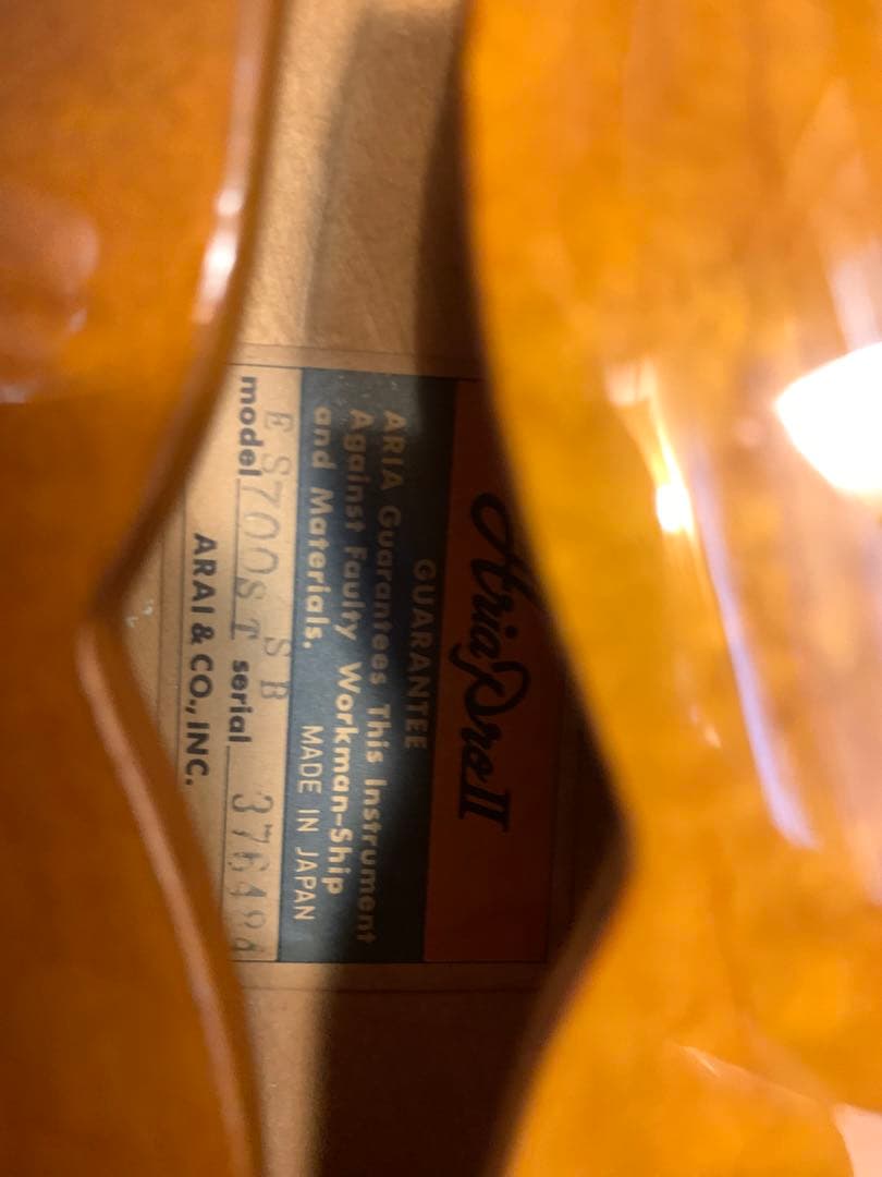 Aria Pro Ⅱ ES-700ST SB／マツモク製ジャパンビンテージ