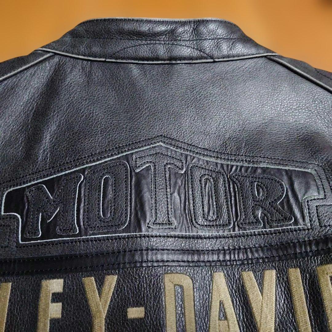 タ*ー様 希少ハーレーダビッドソン本革厚手ベスト　ＸＬサイズ