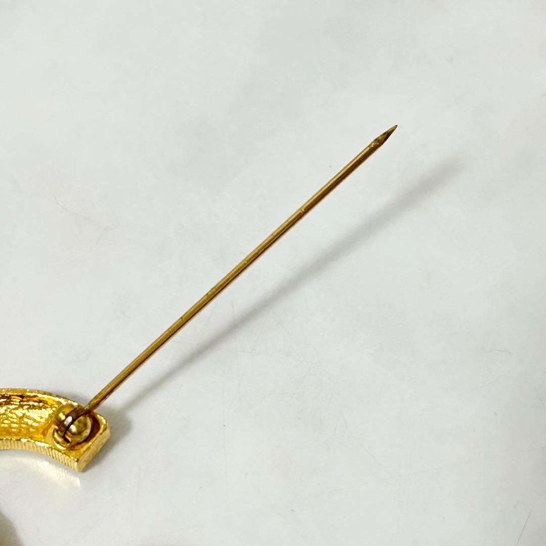 美品 CHANEL ココマーク ラインストーン ブローチ ヴィンテージ