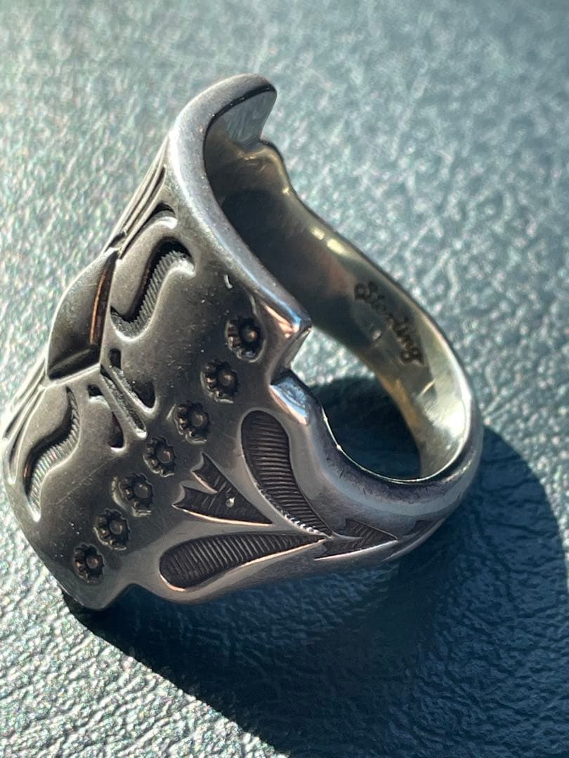 Thomas Curtis ナバホ族 リング スタンプワークトーマスカーティス