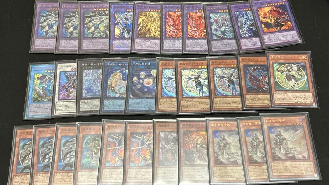 遊戯王　ドラゴンテイル　デッキ　パーツ　烙印　マギストス　スリーブ付き