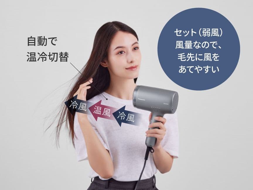 【新品未使用】Panasonic EH-NA9MH グレー ヘアドライヤー