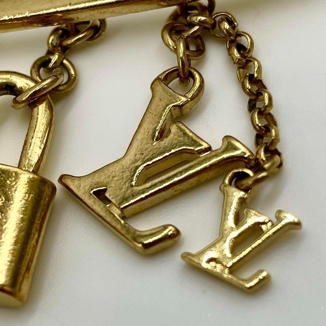 【極美品 鑑定済】ルイヴィトン ピン ブローチ ブロッシュ エバングル ヌリス