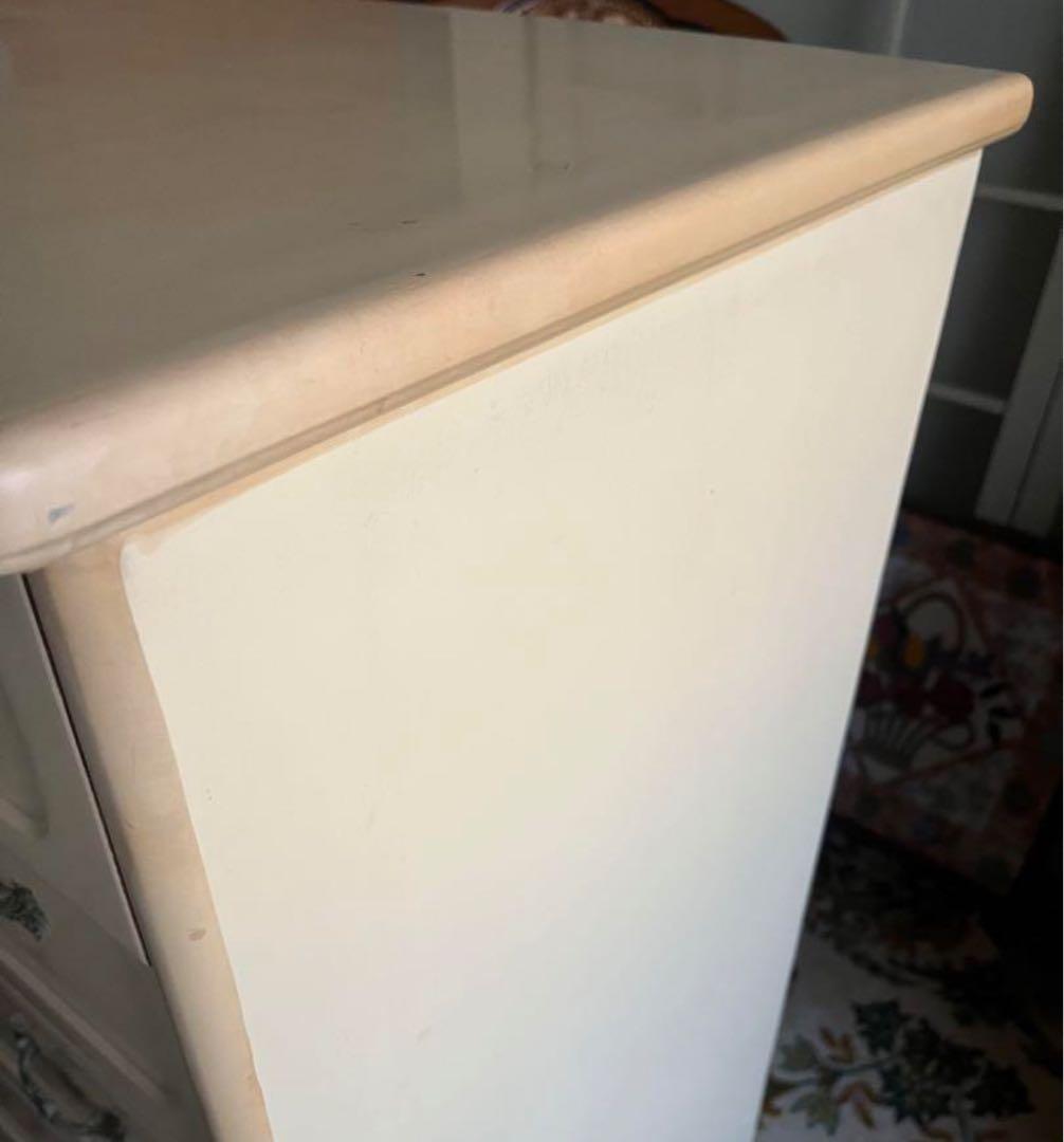 アンティーク　猫脚 チェスト 白家具 ロココ調 姫系 インテリア