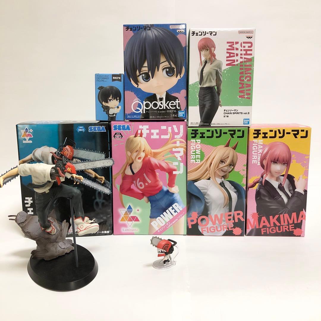 未開封他　チェンソーマン　フィギュア　まとめ　セット　パワー　マキマ　早川アキ