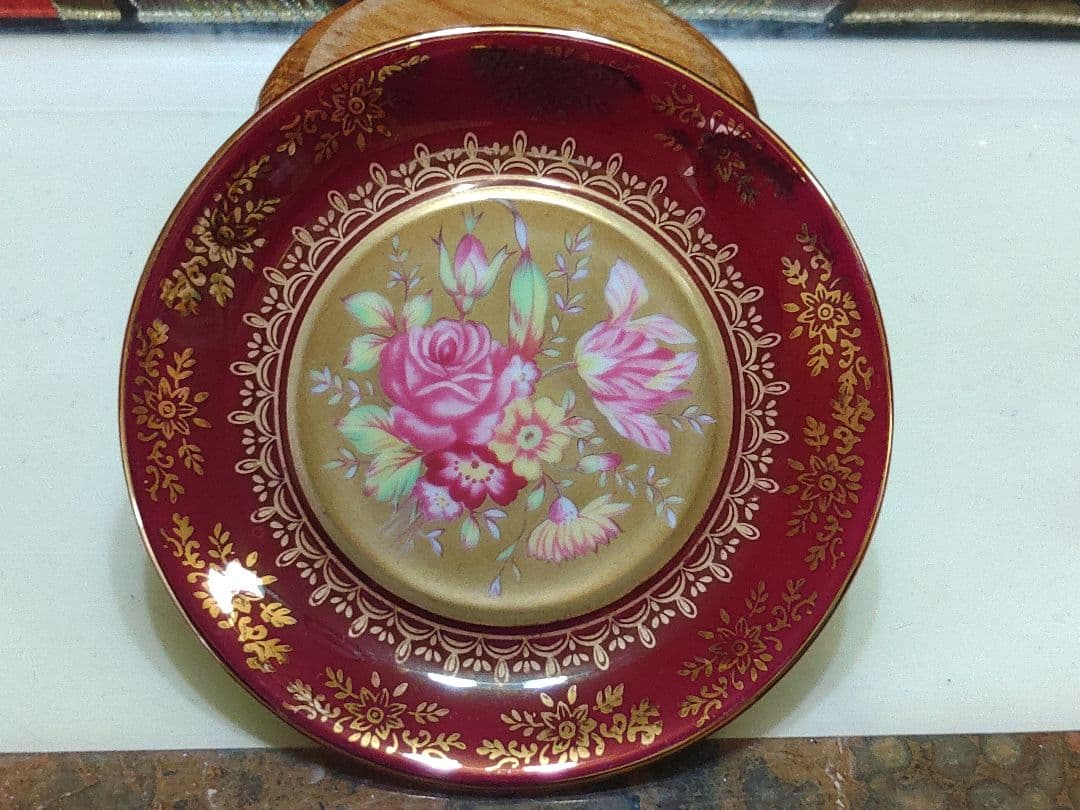 大橋陶器　デミカップ　カップ＆ソーサー　箱付き　926エンヂ　かわいい昭和レトロ