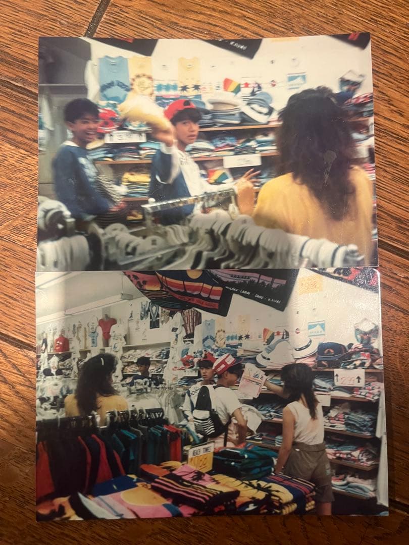 キムタク　35年前　生写真　2枚　木村拓哉　森且行　激レア写真