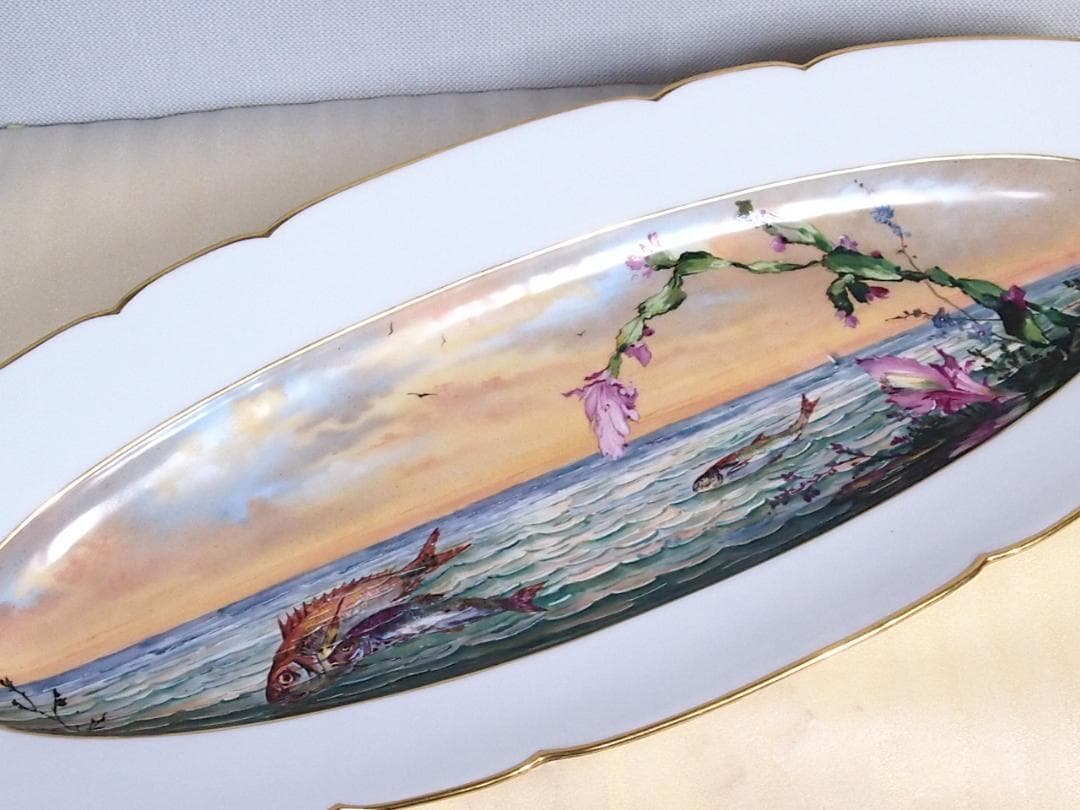 【激レア】H&C アビランド リモージュ 飾り皿/プレート フランスアンティーク