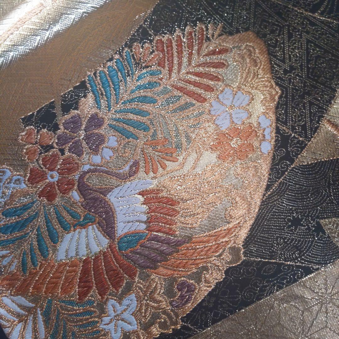 453【最終価格】古典柄　和モダン【正絹振袖7点フルセット】成人式卒業式謝恩会