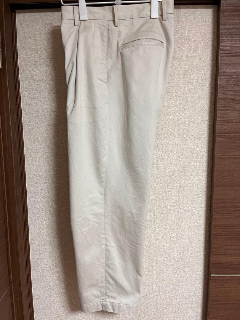 パンツ WACKOMARIA DOUBLE PLEATED CHINO TROUSERS