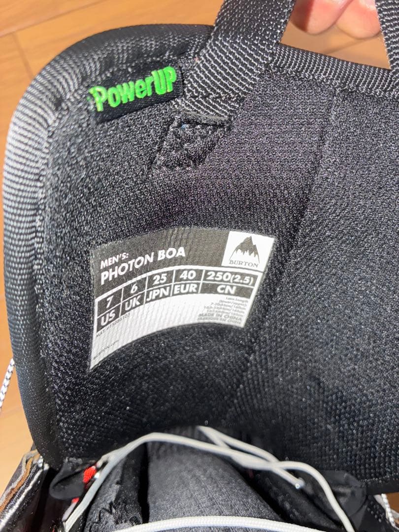 BURTON PHOTON BOAシステム スノーボードブーツ ブラック25.0