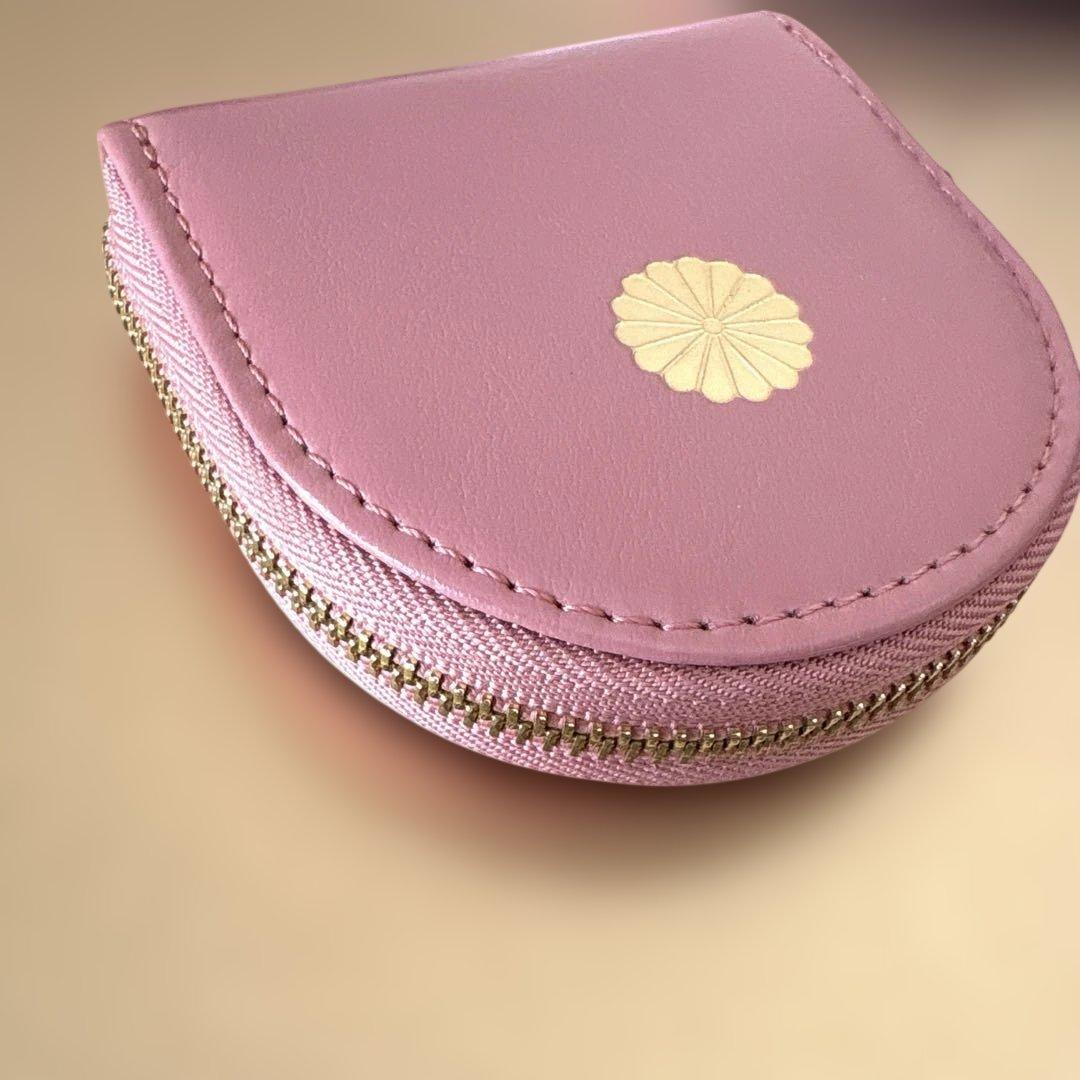 新品未使用　皇居　財布　ケース ピンク