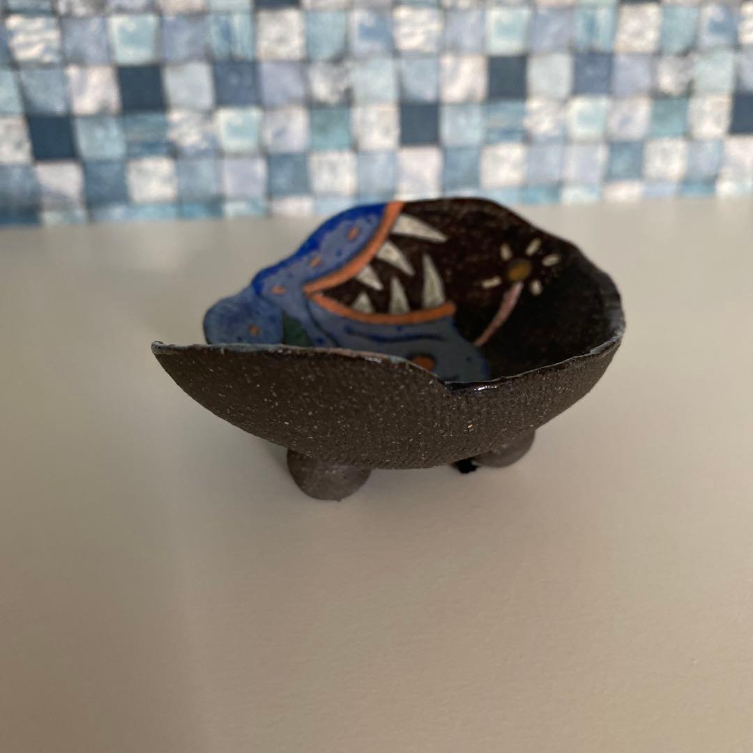 志村 観行＊海座工房＊アンコウ 飾り皿・豆皿