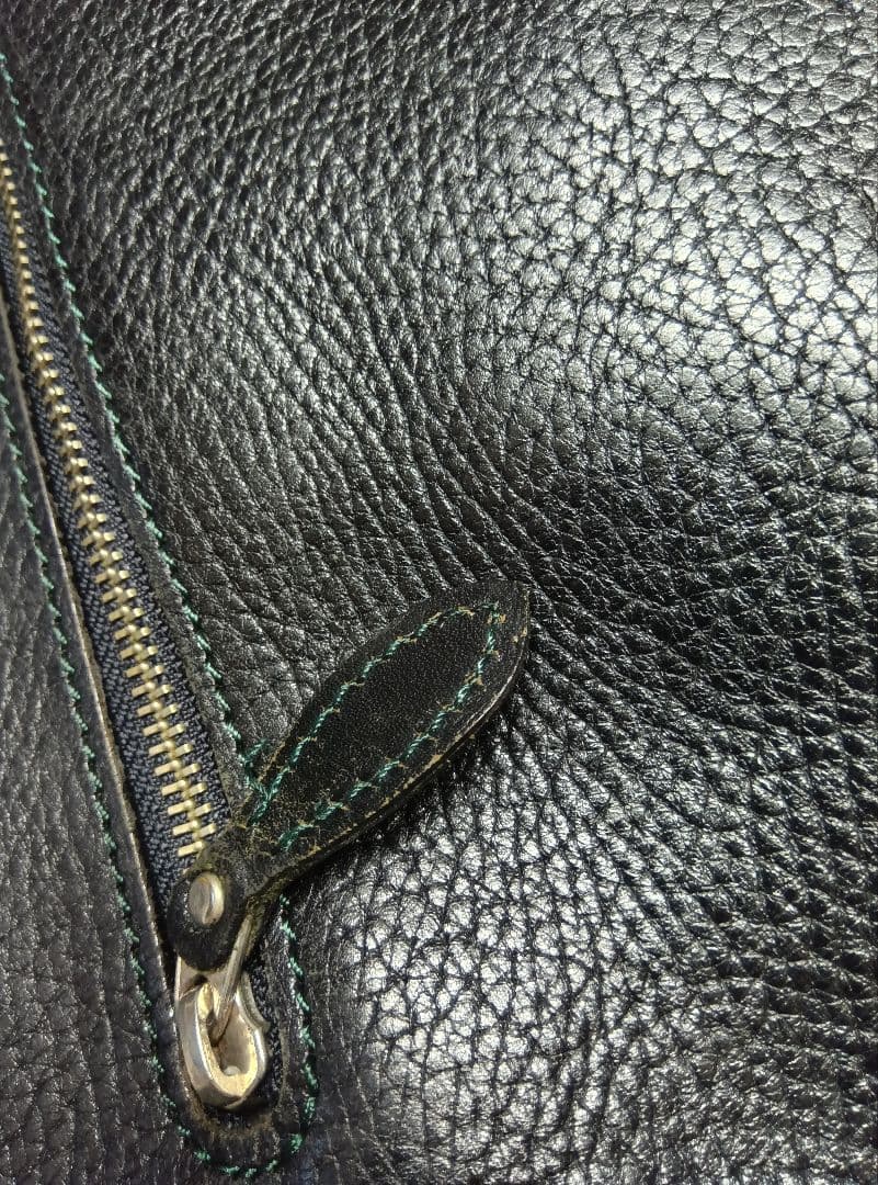 【希少】POTER ダレスバッグ　ヴィンテージ　シボレザー　ブラック