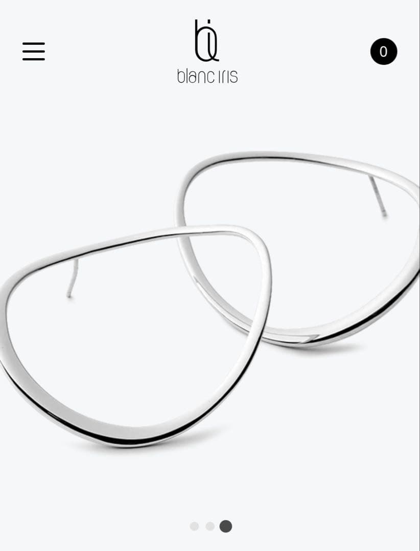 ブランイリス　WHIRLPOOL PIERCE シルバーピアス