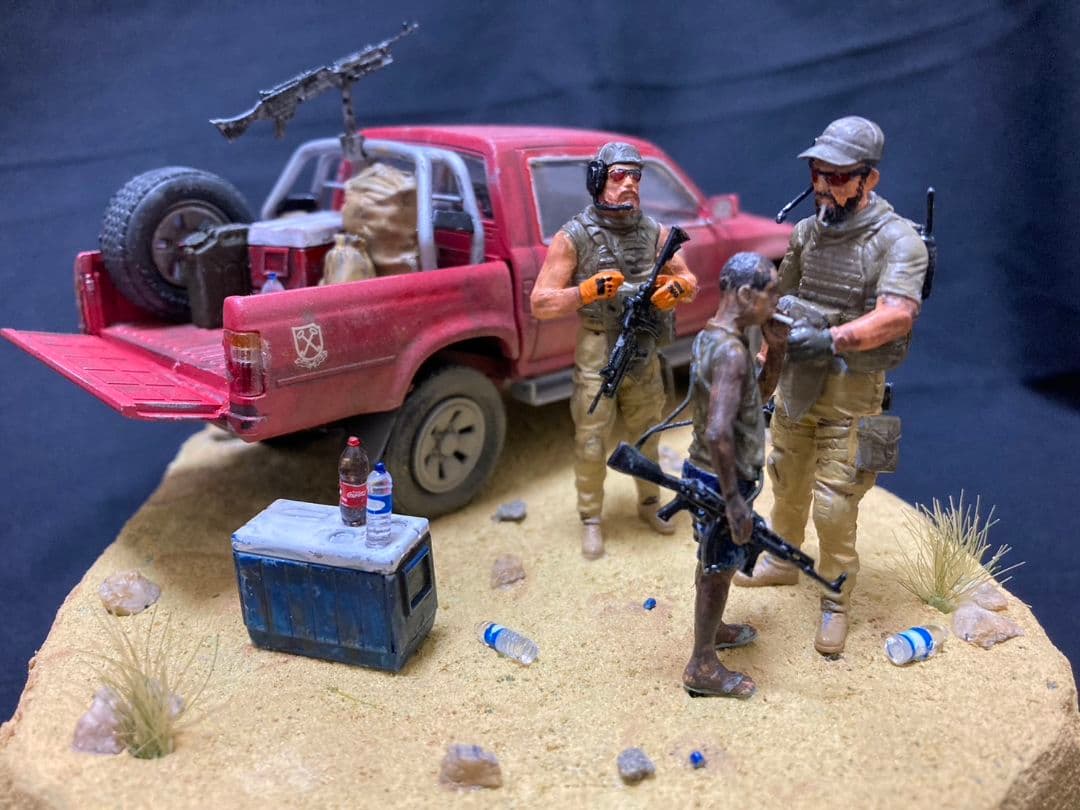 ワグネル、ソマリア　ミリタリー　ジオラマ