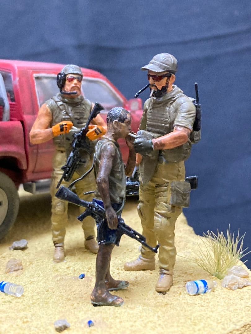 ワグネル、ソマリア　ミリタリー　ジオラマ