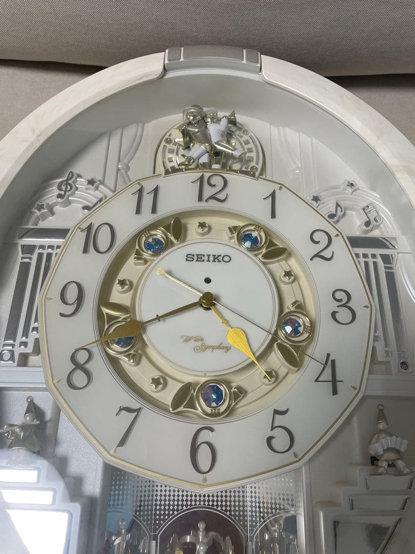 【完動品】　からくり時計　ウェーブシンフォニー