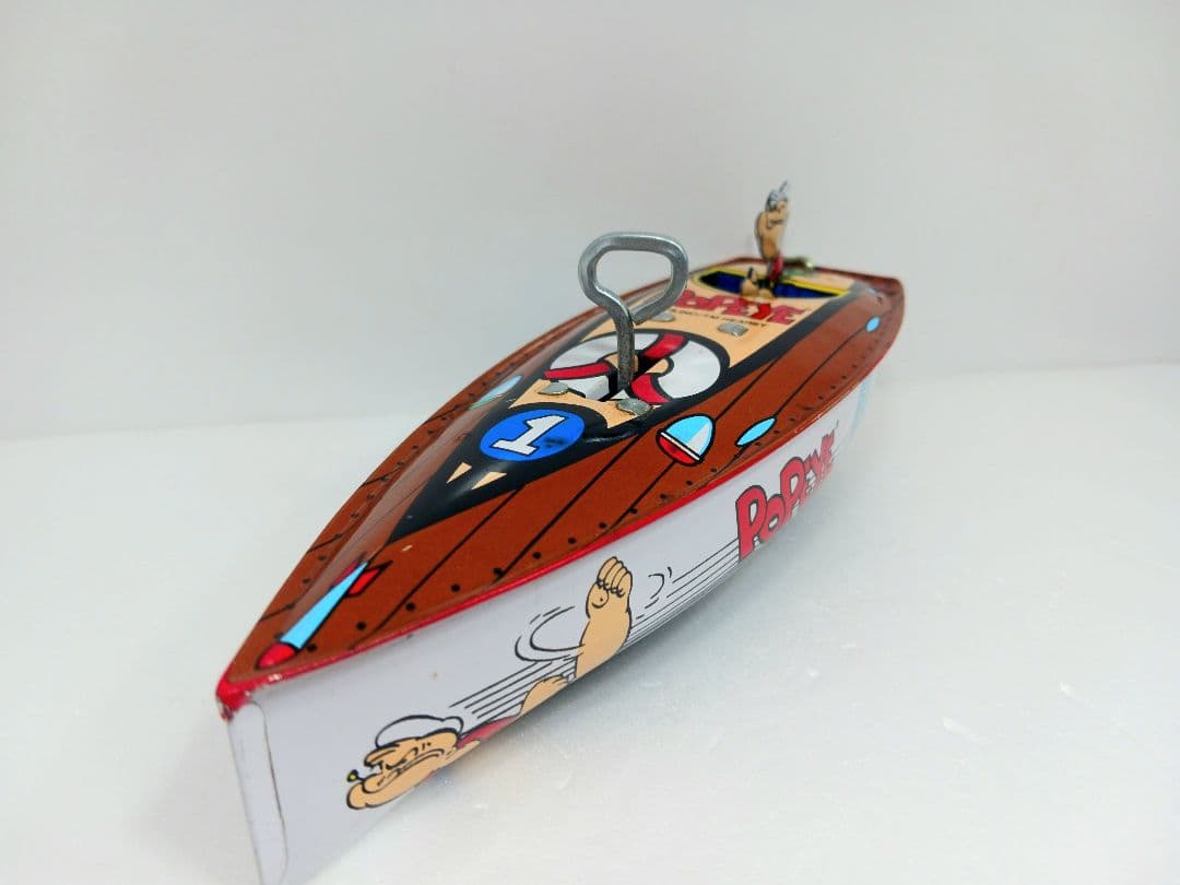 希少 ポパイ TIN SPEEDBOAT ボート ブリキ