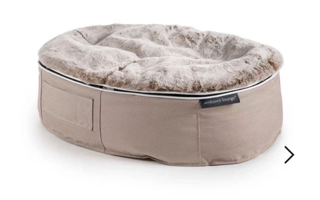 【未使用】ambient lounge 犬ベッド Sサイズ キルト&ラピッドファ
