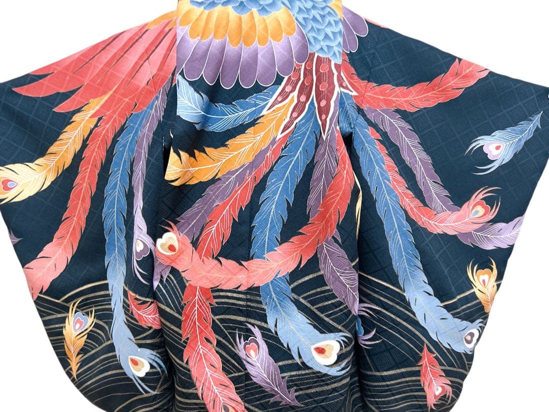 花わらべブランド着物♡七五三　5歳　男の子　フルセット　一式　黒