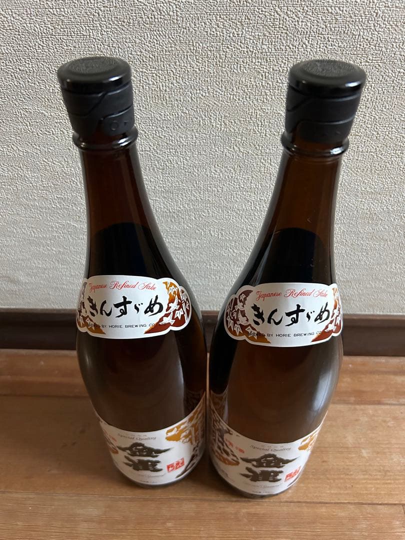 金雀　日本酒　一升瓶1800ml ×2本