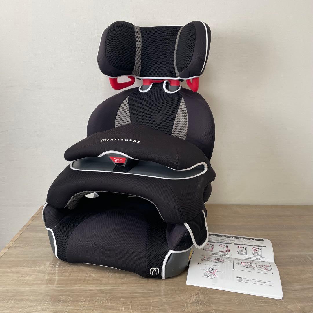 エールべべ サラット3ステップクワトロ ST ALC246 ジュニアシート　黒