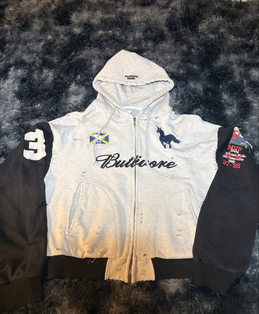 正規品　protocol index BUTTIVORE ZIP HOODIE