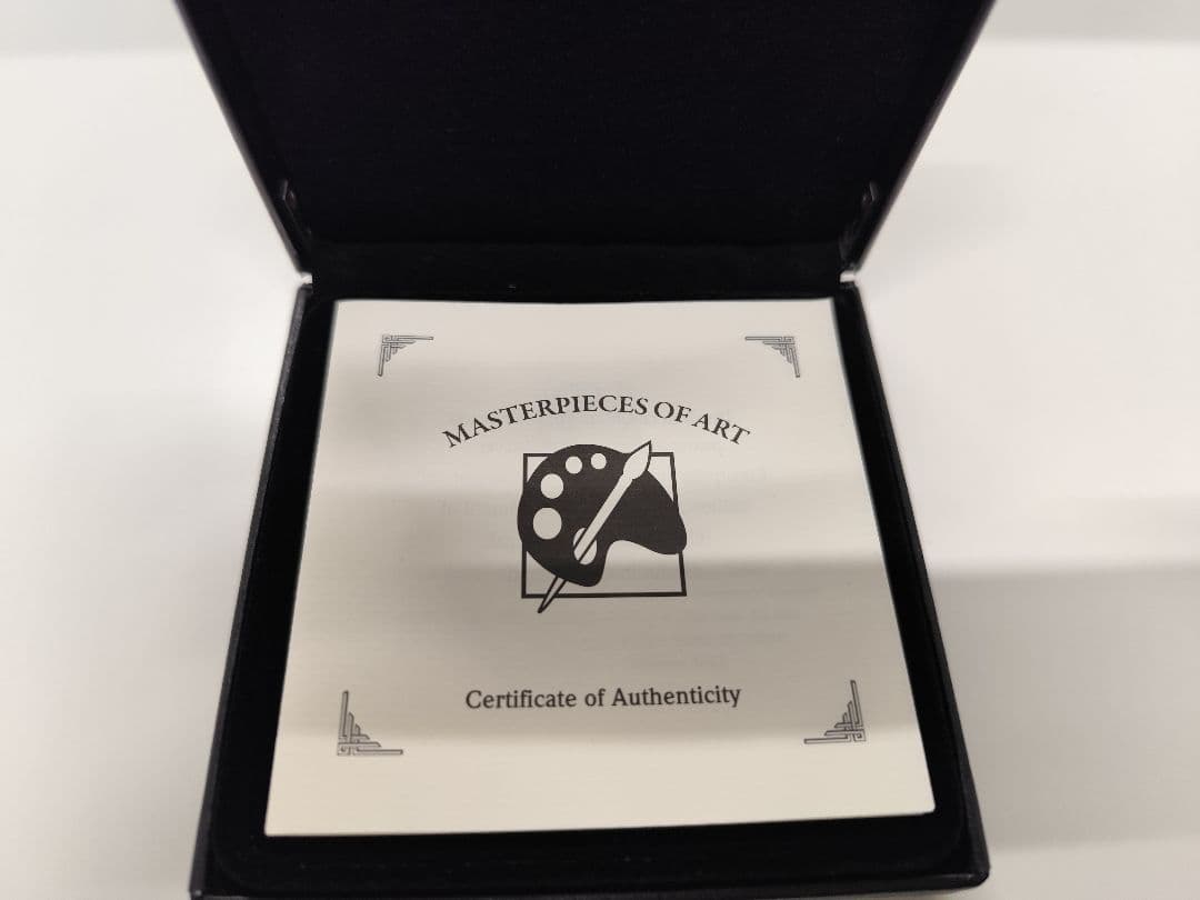 ルノワール作品 眠る水浴女 カラー銀貨 2012 年