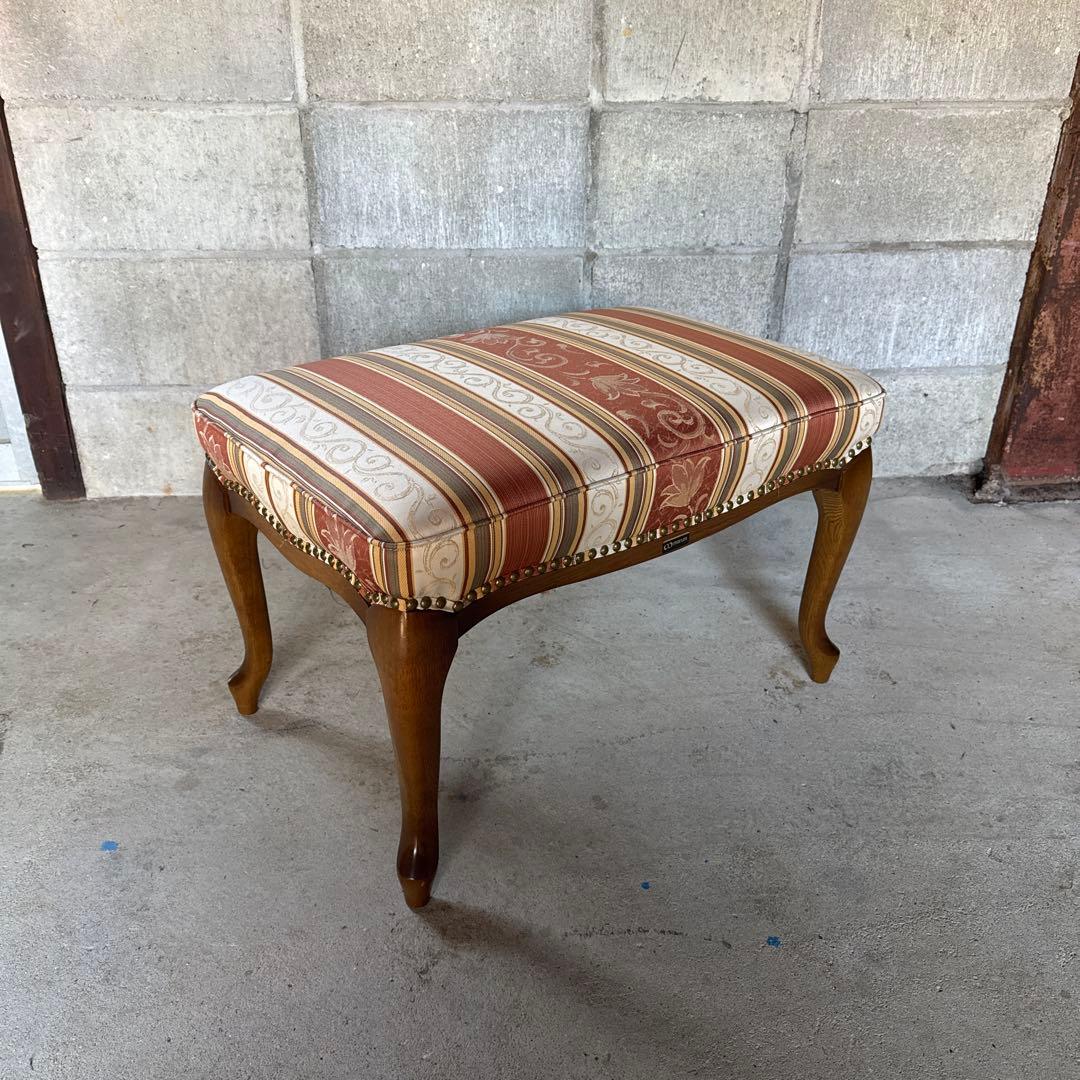 美品maruni マルニ 地中海 マキシマム アンドリュー スツール オットマン