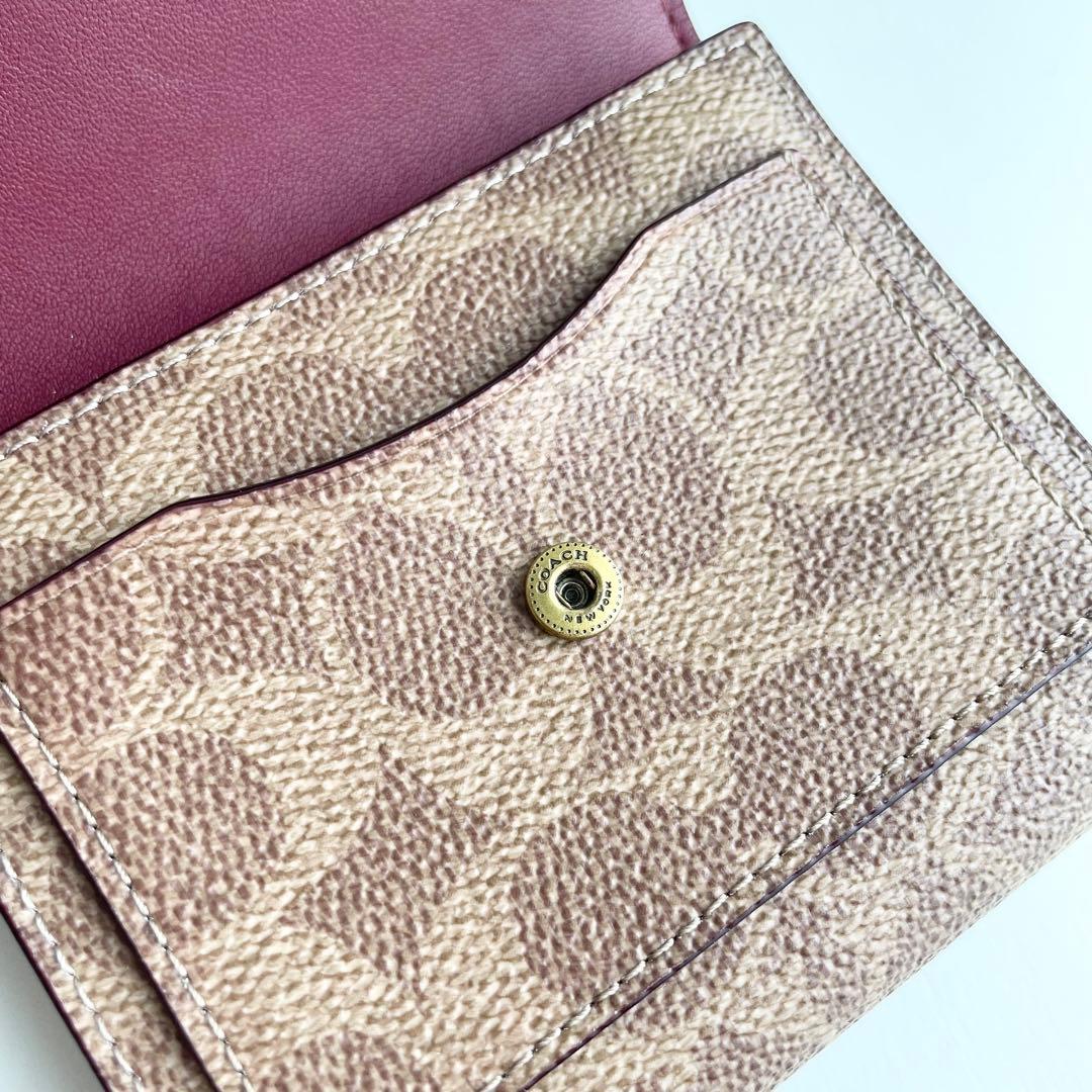 コーチ COACH 折り財布 ウィン スモールウォレット シグネチャー 新品保管