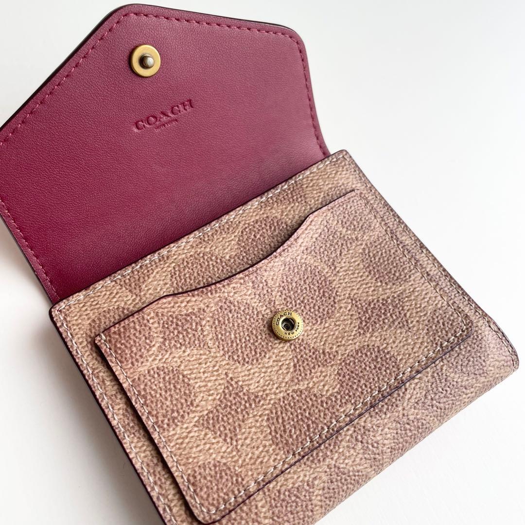 コーチ COACH 折り財布 ウィン スモールウォレット シグネチャー 新品保管