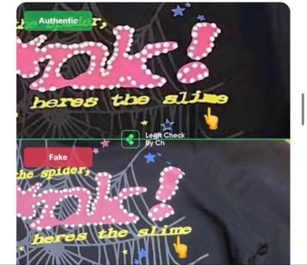 Sp5der P*nk Hoodie (Black Pink) パーカー S