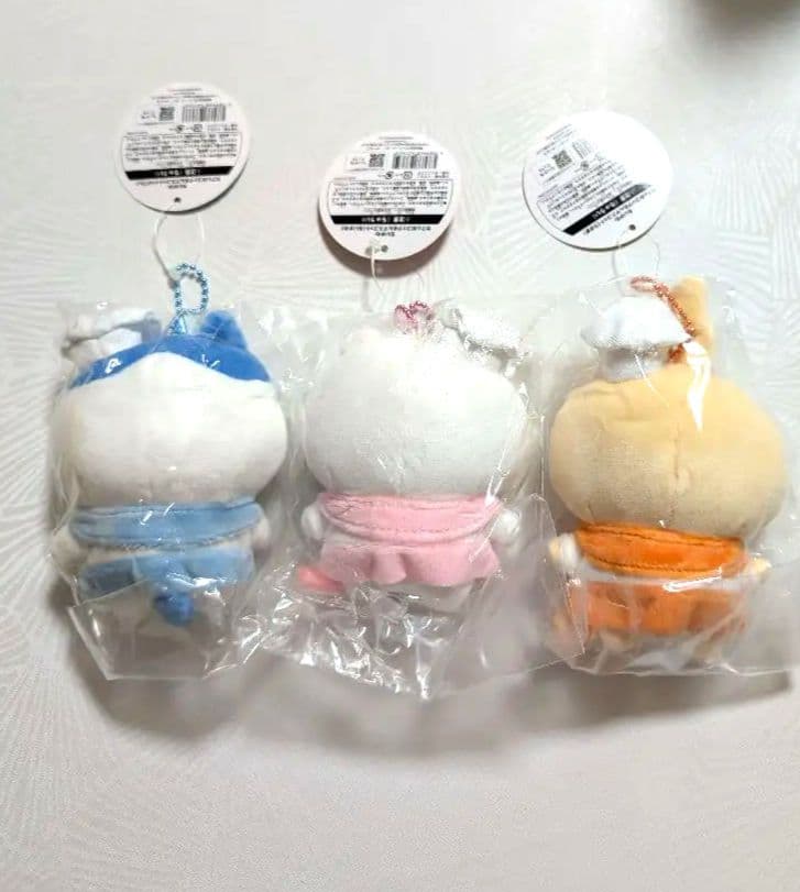 希少 初代 ちいかわカフェ マスコット 3個セット