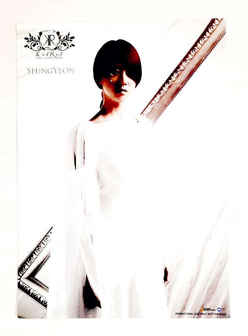 ギュリ　スンヨン　ニコル　ハラ　ジヨン　KARA　台湾盤　ソロコレ　販促ポスター