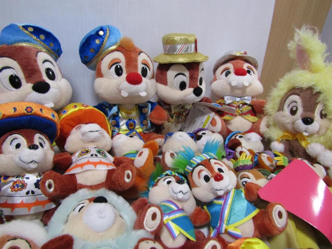 A1172 ディズニー　チップとデール　ぬいぐるみ 122 体セット