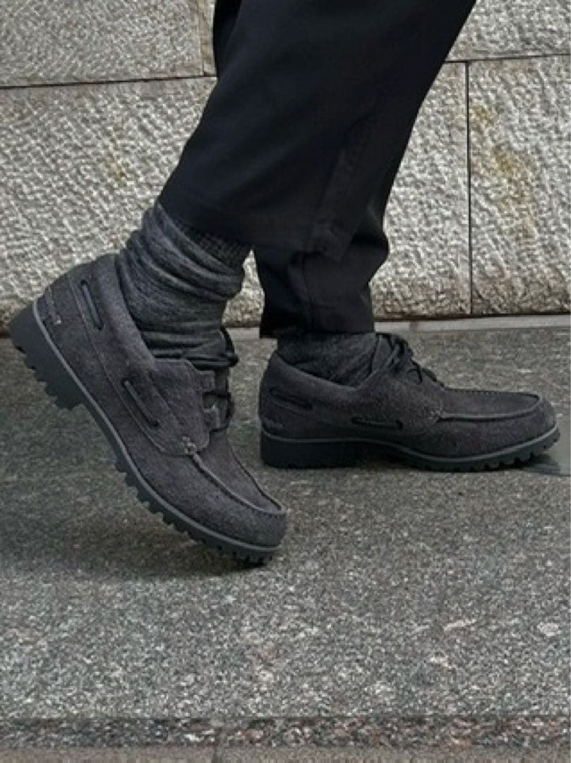 名作コラボ完売【ティンバーランド×WM】3eye防水仕様スウェードデッキシューズ