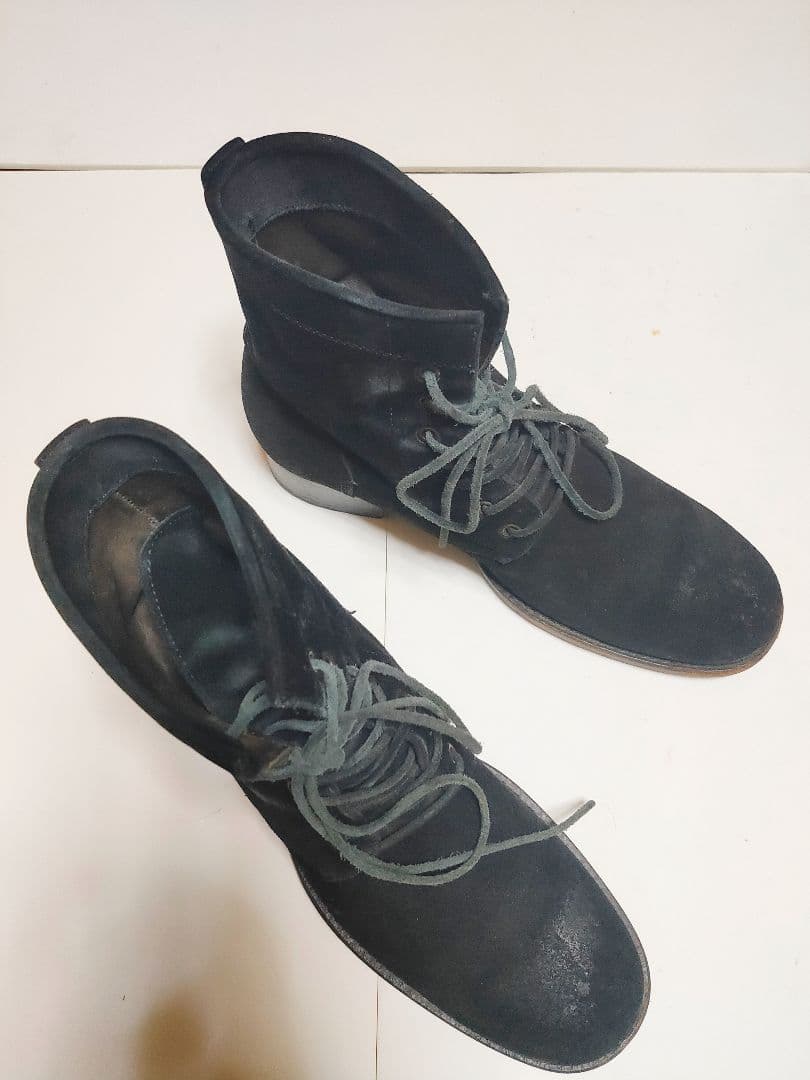 ブッテロ BUTTERO レースアップブーツ b2294 オイルドスエード