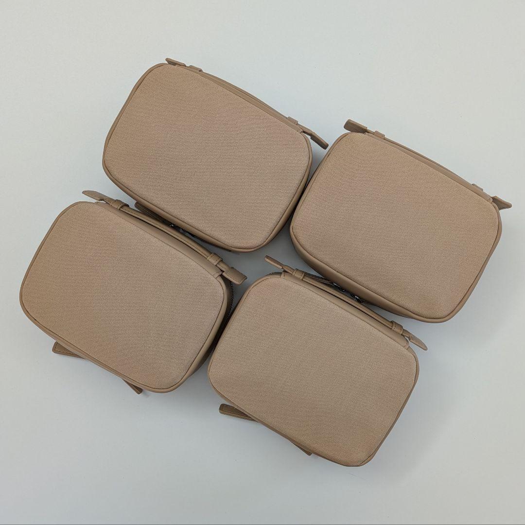 【新品・未使用】エッティンガー　トラベルポーチ　化粧ポーチ　ベージュ　４個セット