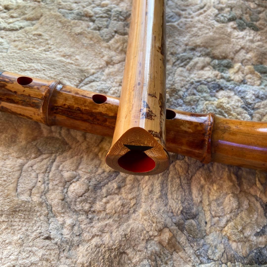 118尺八　大特価一尺九寸管　真山銘二印　大幅値下げ