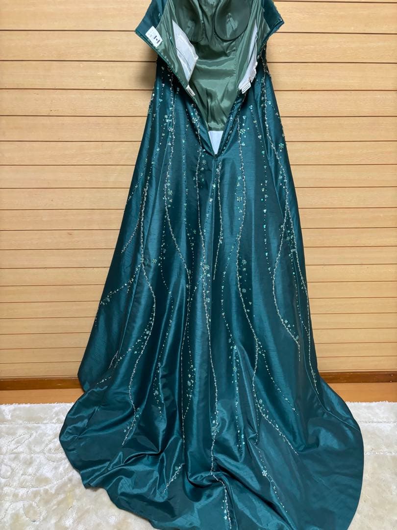 よ*し様 ウェディングドレス　カラードレス　演奏会　ナイトドレスAライングリーン