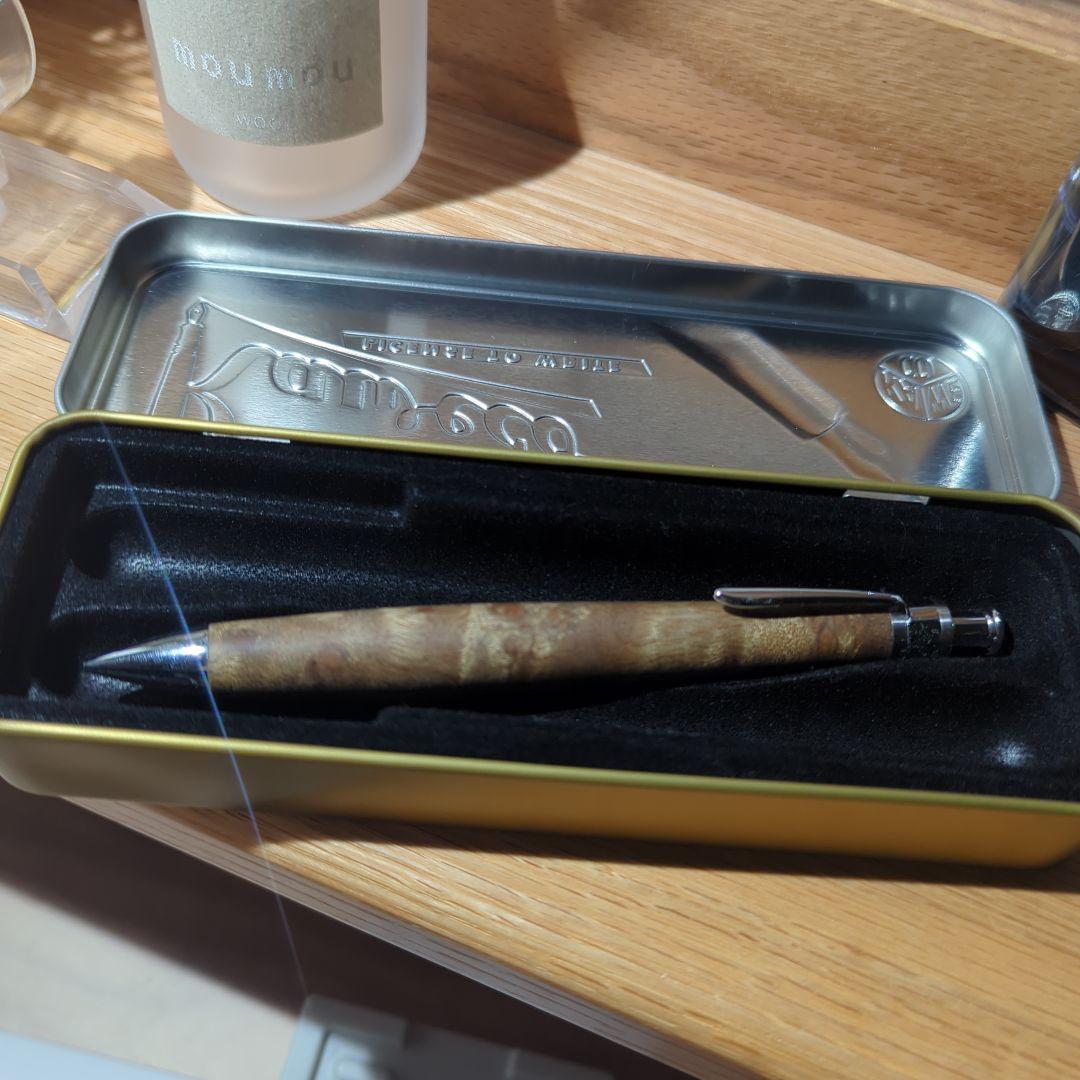 工房楔マーブルウッド0.5mm シャープペンシル カヴェコ箱付き