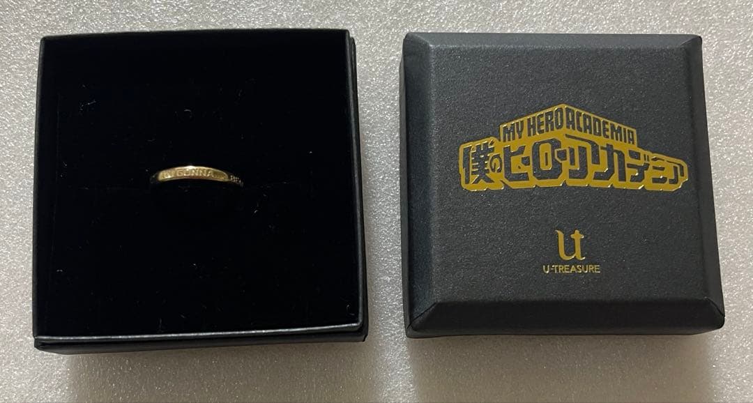 ヒロアカ　メッセージリング　爆豪勝己　K10 イエローゴールド
