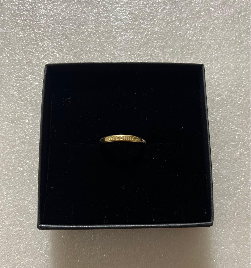 ヒロアカ　メッセージリング　爆豪勝己　K10 イエローゴールド