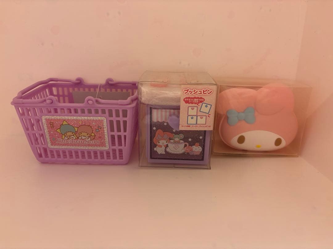 レア　昭和 サンリオ　マイメロ　ライト　テープカッター　重ねるケース