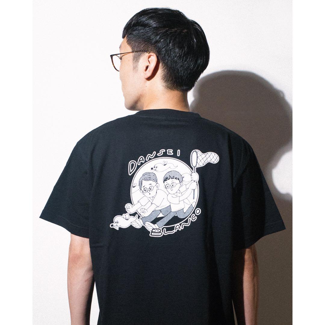 新品　男性ブランコ　オリジナルTシャツ　完売商品　バッグプリント　ベージュ　XL