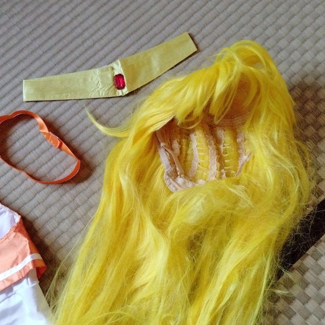 セーラームーン　大人用コスプレ　セーラーヴィーナス　ウィッグ　かつら　変装